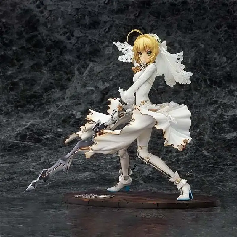 Fate/EXTRA CCC Аниме Фигурка Nero Fate/stay Night GSC Saber Невеста ПВХ свадебное платье фигурку