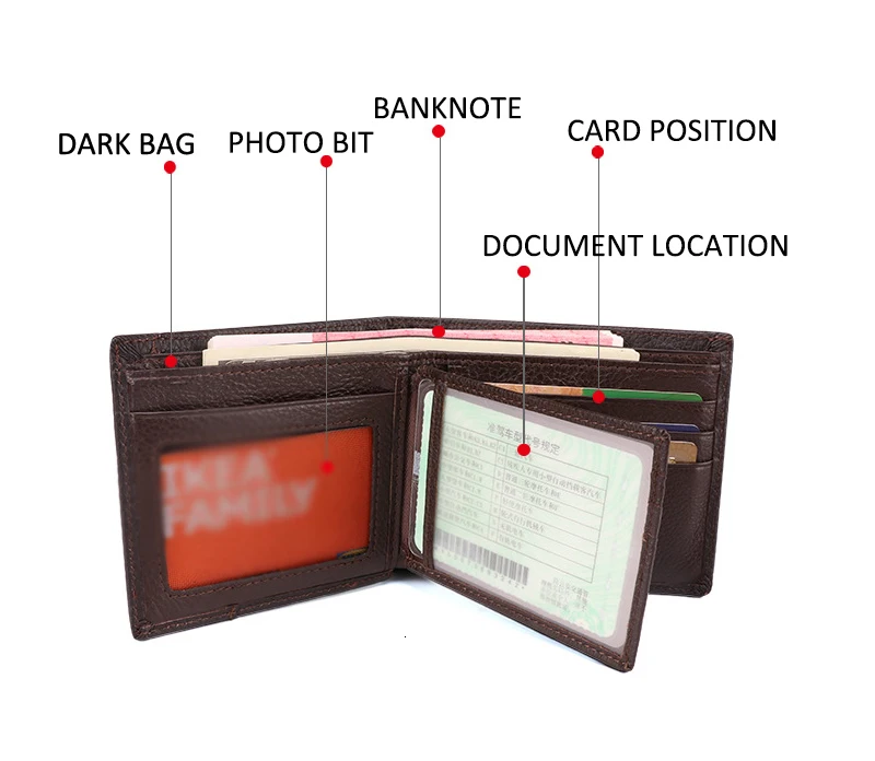 Rfid мужские кошельки из натуральной кожи короткий кошелек мужской держатель для карт кожаный мужской кошелек портмоне мужской Carteira Masculina Portfel