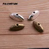  16pcs 8*8*20mm Two Color Receptacle Hollow Oval DIY Spaced Jewelry Accessories Charms For Jewelry Making ► Photo 1/5