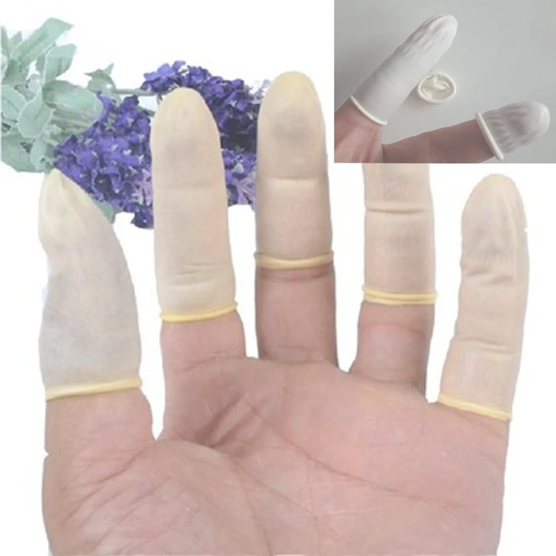 IG-300Pcs латексные резиновые защитные перчатки для ногтей