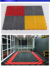  2.5cm Thickened Car Plastic Splicing Grille Mat Car Wash Room 4s Beauty Shop Home Garage Floor Grid Drain Mat Car Wash Mat 