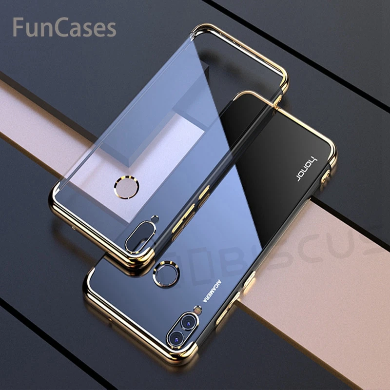 Роскошный ультра тонкий ТПУ Капа силиконовый мягкий чехол для huawei Honor 8C BKK L21 s 8 C FRD