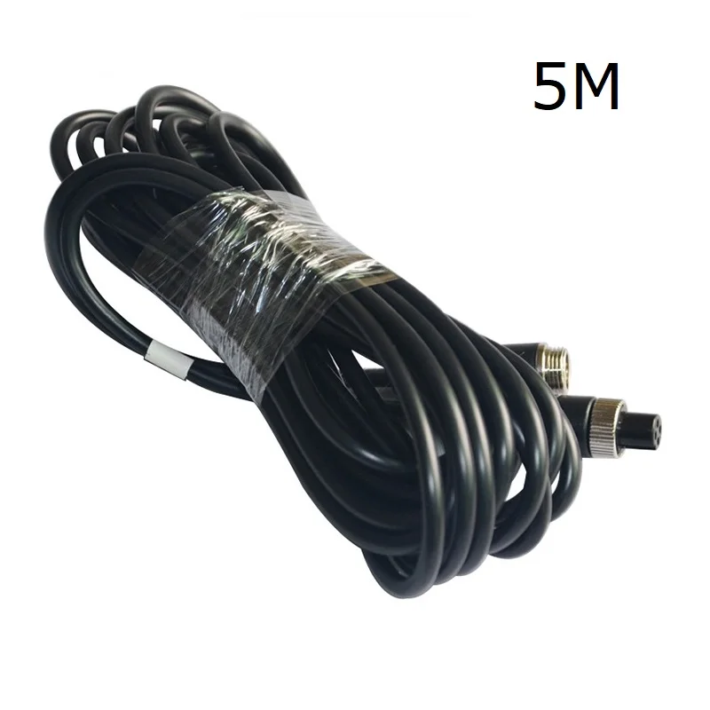 4-Pin Aviation Video Extension Cable 5M 15M for Truck Bus Monitor and Rear View Camera Connection