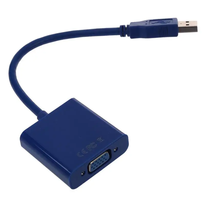 Горячие USB 3,0 к VGA дисплей Внешний видео Графический кабель адаптер для Win 7 8