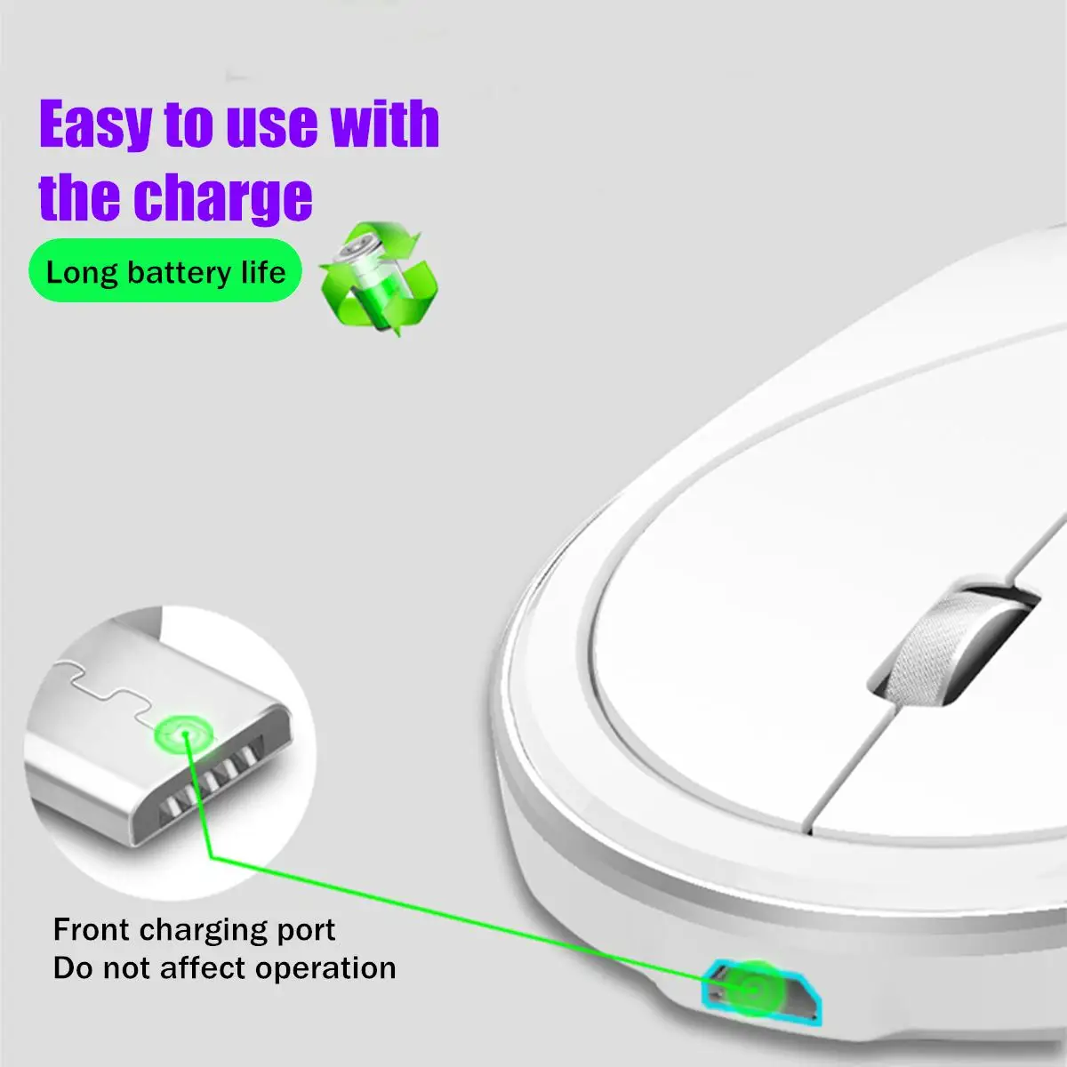  2.4G Wireless Backlit Silent Keyboard and Mouse Combo For PS4 Home Office Laptop Desktop Ergonomic 