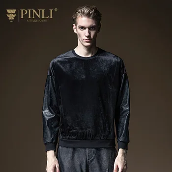 

Moleton Masculino Hot Sale Full Moletom Linkin Park Pinli Fall 2019 New Men's Fitted Body Spliced Velvet Casual Suit B193309151