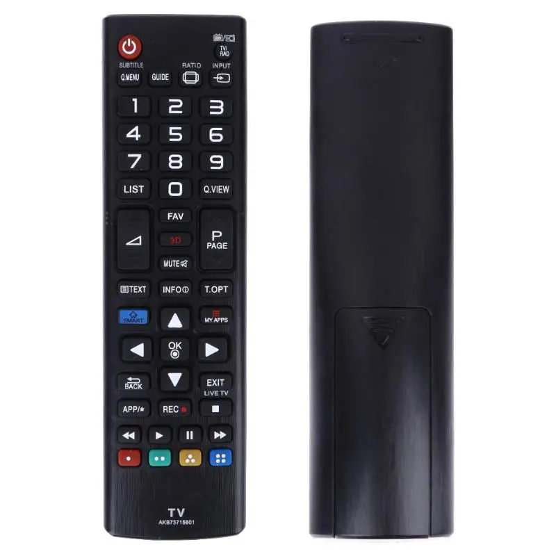 ALLOYSEED черный ТВ пульт дистанционного управления, замена ТВ управления 17x4,5 см для LG 55LA690V 55LA691V 55LA860V 55LA868V AKB73715601