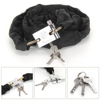 

Bike Chain Lock Bicycle Lock Safe Metal Anti-Theft Outdoor Bike Chain Lock Security Reinforced Cycling Lock Bicycle Accessories