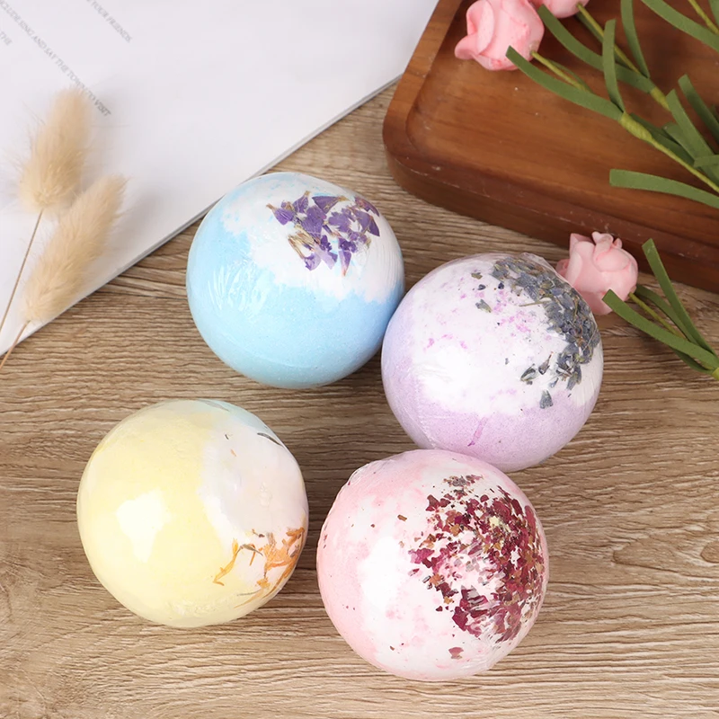 Soap Ball Bath-Salt Shower-Bombs Bubble Spa Handmade Body-Cleaner Essential-Oil Moisturizing