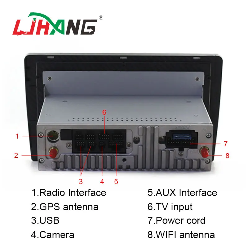  LJHANG Android 9.0 Car DVD Player For Chevrolet Cruze 2013 2014 2015 WIFI multimedia GPS Navi 1 Din