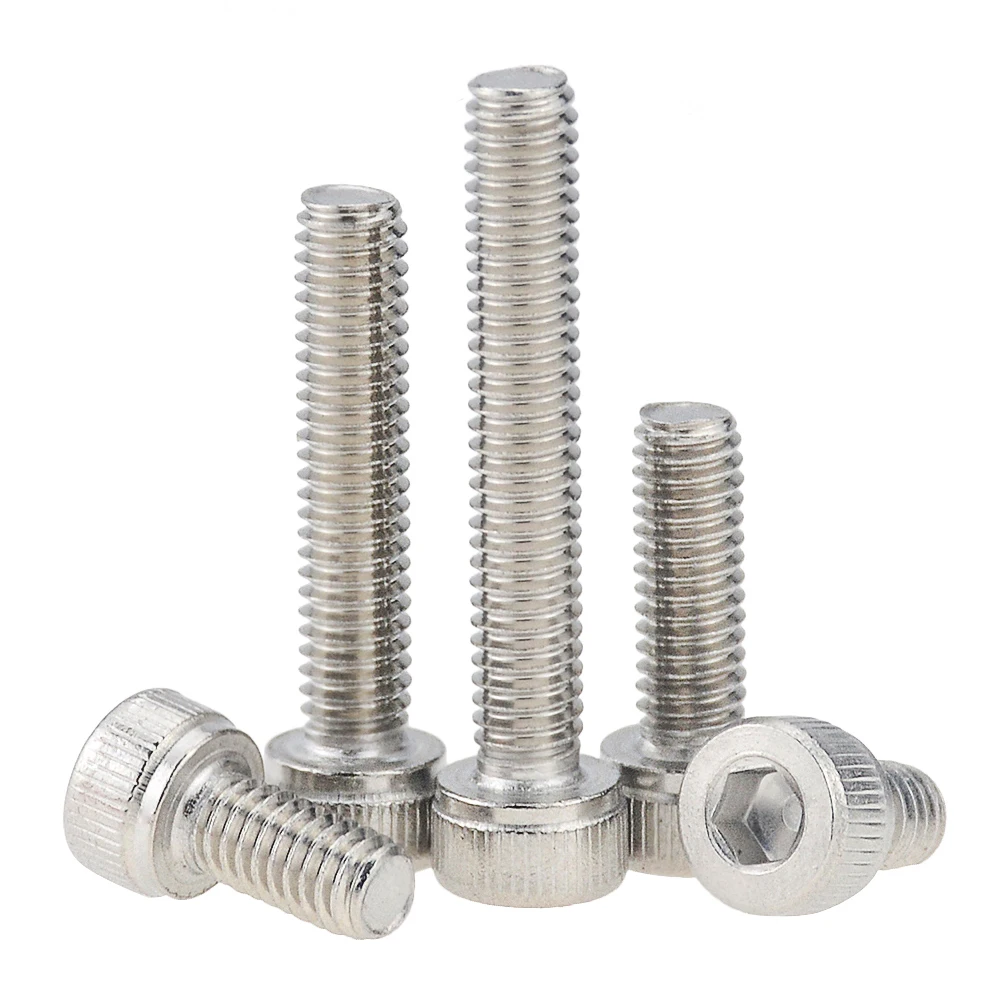50PCS M3 Stainless Steel Screws Allen Hex Socket Head Screw Bolt Fastener M3*6 8 10 12mm 16mm 20mm2 5mm 30mm M3X6
