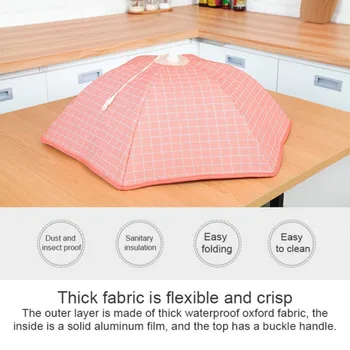 

Large Size Mesh Screen Food Cover Tents Folding Reusable Outdoor Picnic Food Net Tent Umbrella Protect Your Food