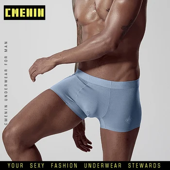 

CMENIN U Convex Cotton Solid Breathable Underwear Mens Boxer Homme Male Underwear Boxer Men Undeware Boxers Top AD308