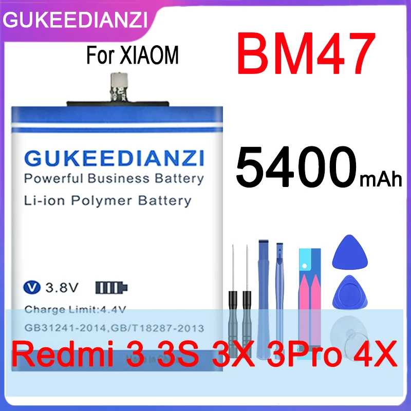 Аккумулятор BM47 большой емкости для Xiaomi Redmi 3 3S 3X 4X Redmi3 Pro Redrice аутентичный телефон