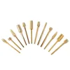 12PCS Professional Nail Drill Bits Set Electric Nail File Carbide Bit Silver Gold Nail Art Tools 3/32'' with Storage Case Holder 4