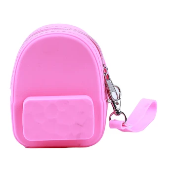 

Girl Small Coin Purse Lovely Pouch Wallet Soft Silicone Coin Bag portable Credit Card Holder Key Money Bag Women Zip Coin Purse