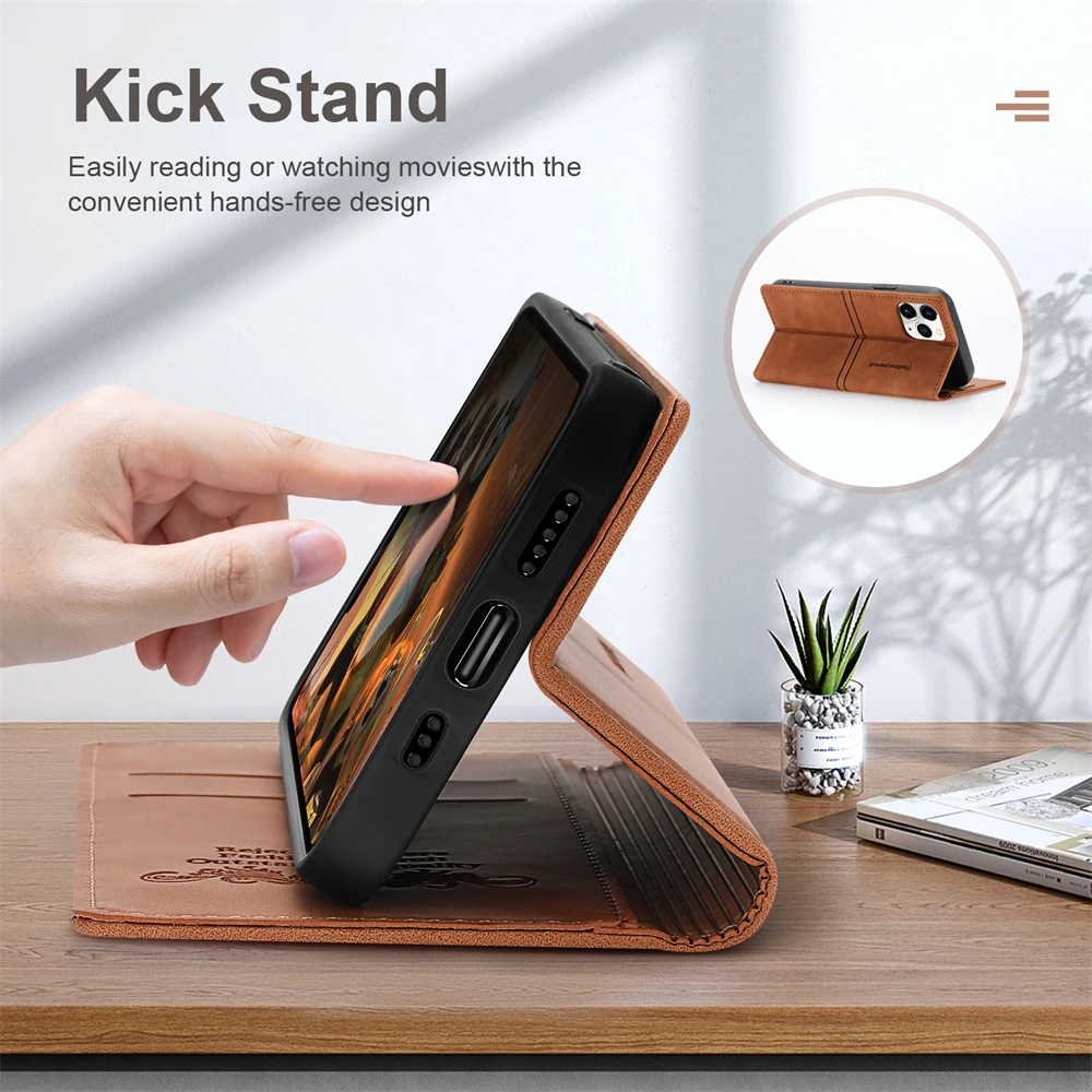 Ledertasche für Samsung A14 A34 A54 A24 A13 A23 A33 A53 A73 A15 A05S Galaxy A32 A52 A22 A42 A12 A72 A04S A03S Flip Wallet Cover – Detail 28