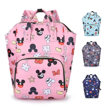 

Mummy Bag Diaper Baby Bag New Capacity Multifunction Nursing Bag Mickey Backpack Baby Care Mom Travel Portable Backpack