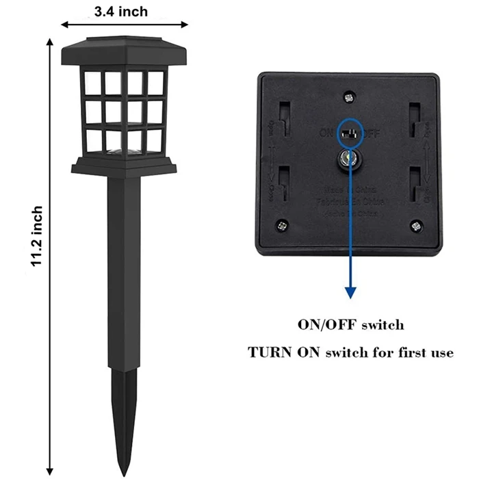 Solar Pathway Light Outdoor Solar Garden Light 6