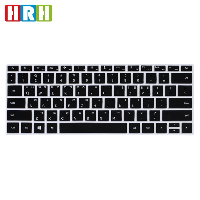 

HRH High Quality Ultra-thin Durable Korean Taiwanese Language Silicone Laptop Keyboard Skin Cover For Huawei Honor Magicbook