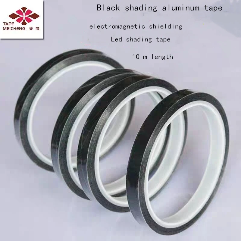 

Black Shading Aluminum Foil Tape LCD Screen Shading Application Display Screen Wrapping Material Shading Shielding Film Shading