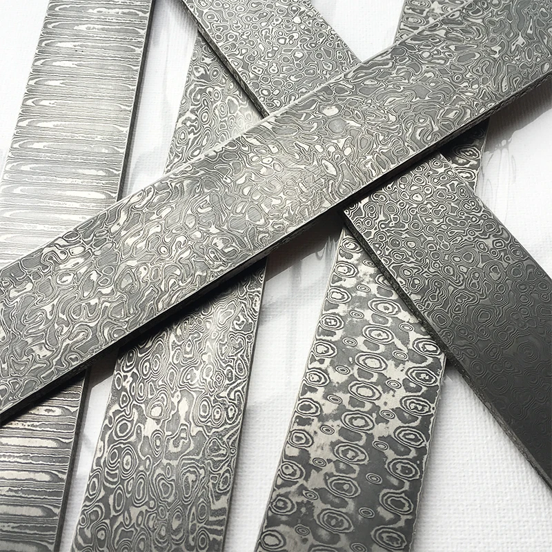 1 шт. разнообразный DIY нож для изготовления дамасской стали узор Роза лезвие