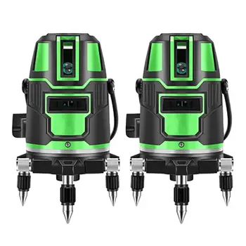 

5 Lines Self-leveling LD Green Laser Level Horizontal Vertical Instruments
