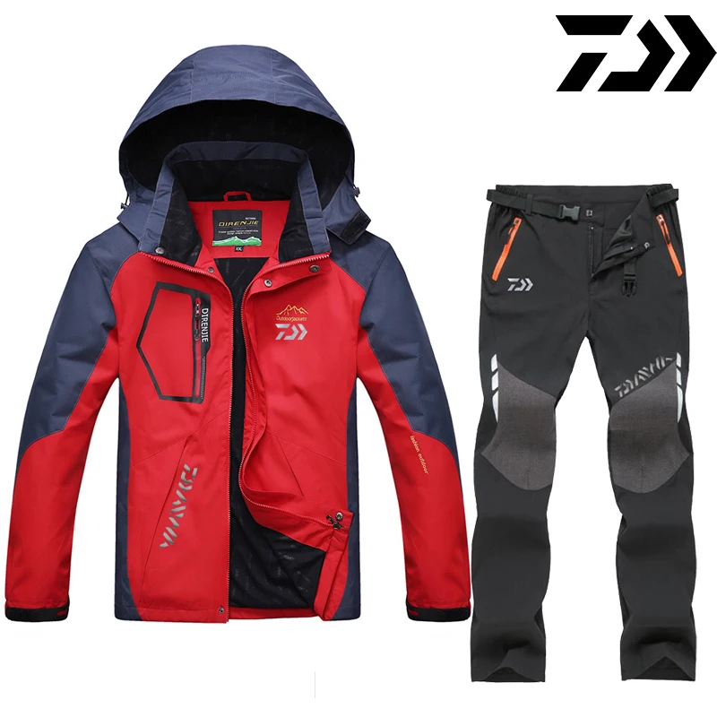 DAIWA Daiwa Fishing Clothes Outdoor Fishing Clothing Quick-drying Pants Men's Fishing Suit Breathable Sunscreen Fishing Jacket - Color: S999