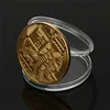 Pièce de monnaie Bitcoin plaqué or Collection d'art cadeau physique commémorative métal Antique Imitation ► Photo 2/6