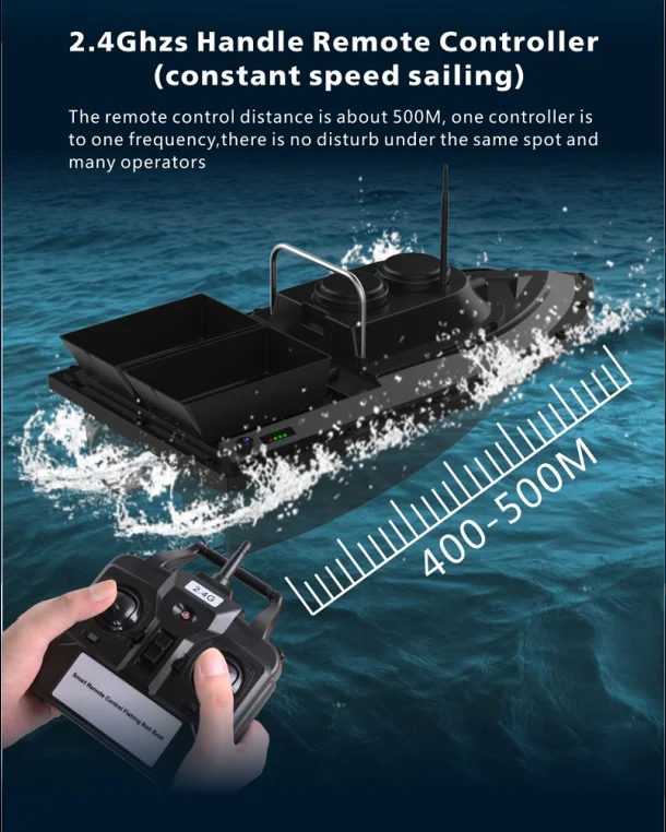 Fishing Tool Smart RC Bait Boat Toys Dual Motor Fish Finder Ship For fishing Boat Remote Control 500m Fishing Boats Speed a Boat