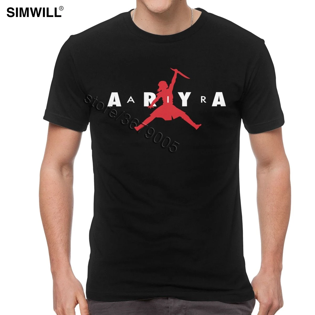 Divertido Jump Arya Air T Shirt novedad diseño Juego de Tronos Camiseta manga corta Arya Stark no camiseta algodón TV camisetas| - AliExpress