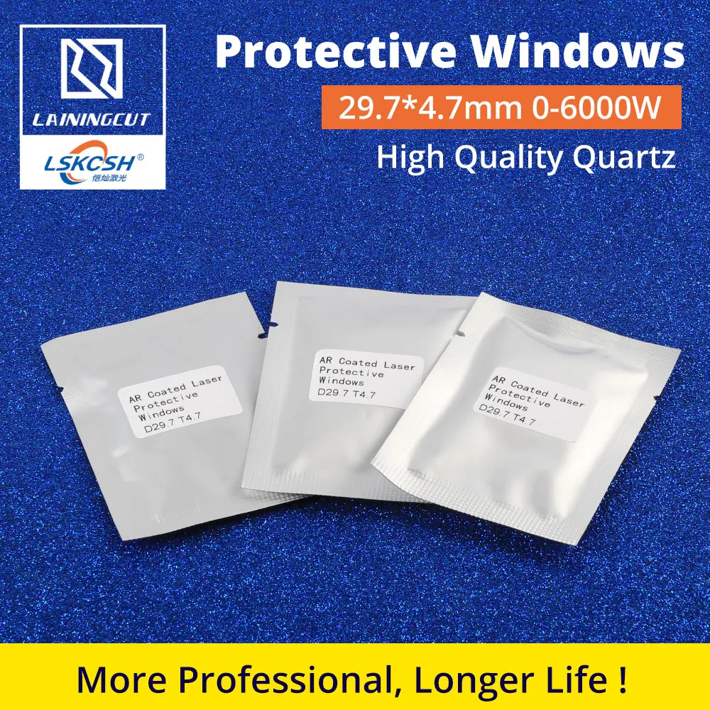 LSKCSH 5 шт./лот Acemit Защитная windows 29,7*4,7 30*5(зазор) мм 1064nm для Acemit тег волоконная Лазерная режущая головка 0-6000 Вт