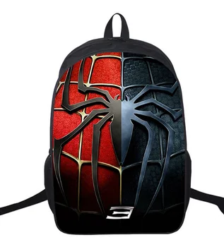 

16 inch Superhero Kids Backpack Children School Bags For Boys Orthopedic Child Boy BookBag Knapsack Mochila Sets Pencil Bag