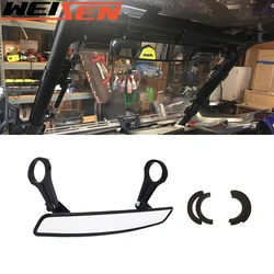 Pince réglable 1.75 "avec joint en caoutchouc et rétroviseur, pour UTV Polaris Ace RZR Yamaha Rhino Wolverine YXZ 1000R 
