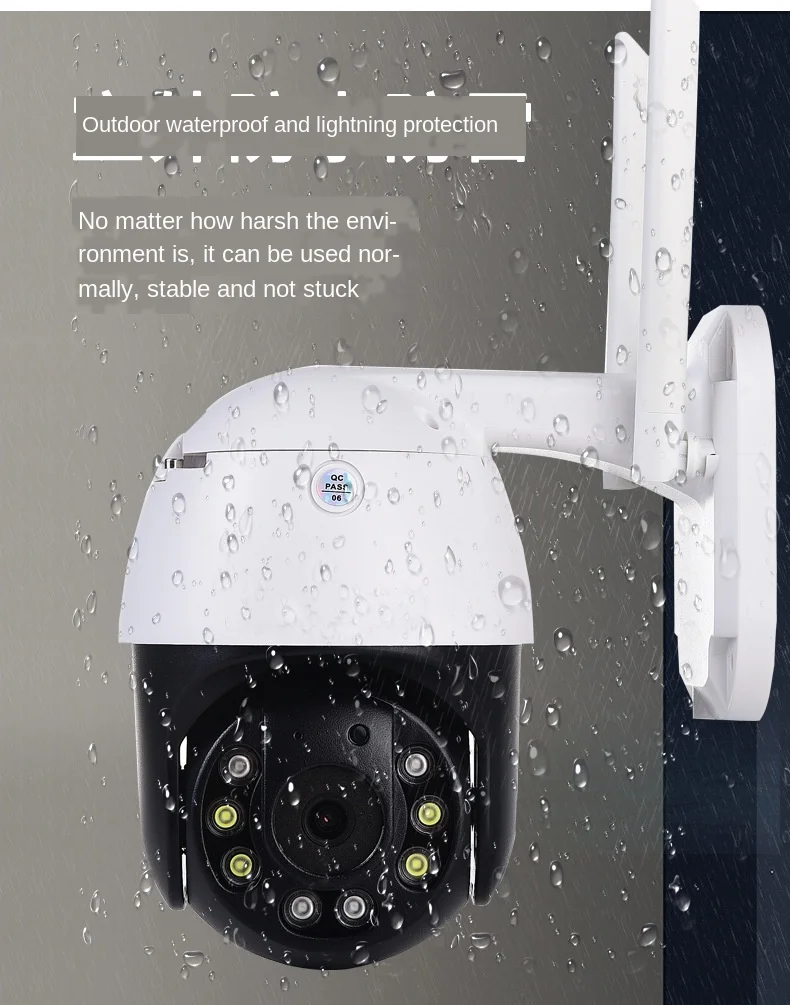 

1080P PTZ IP Camera Wifi Outdoor Speed Dome Wireless Wifi Security Camera Pan Tilt 4X Digital Zoom 2MP Network CCTV Surveillance