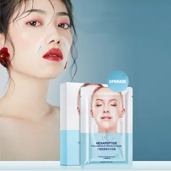 

hexapeptide collagen decree wrinkle patch moisturizing brightening skin tone improving fine lines and forehead wrinkles patch