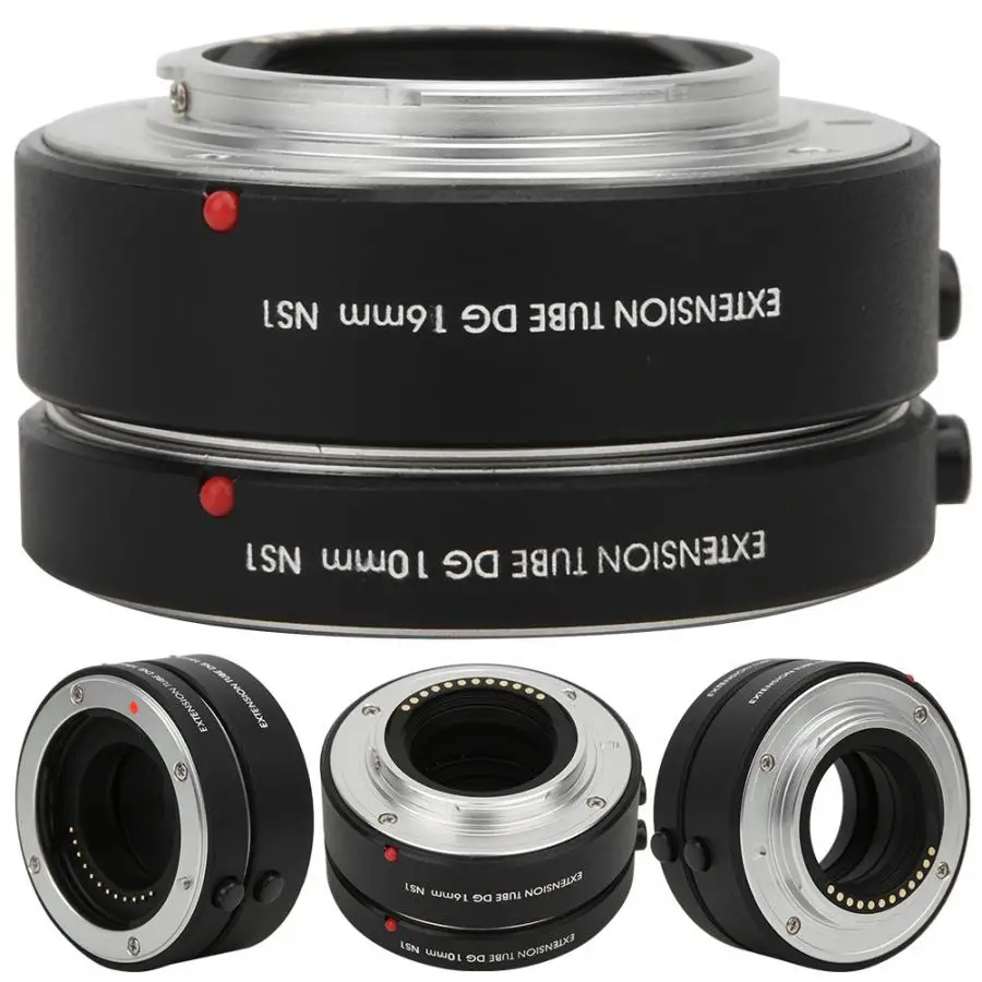Hot NS1 Auto Focus Macro Extension Tube Adapter Ring 10mm+16mm for Nikon 1 Mount Camera Accessories | Электроника