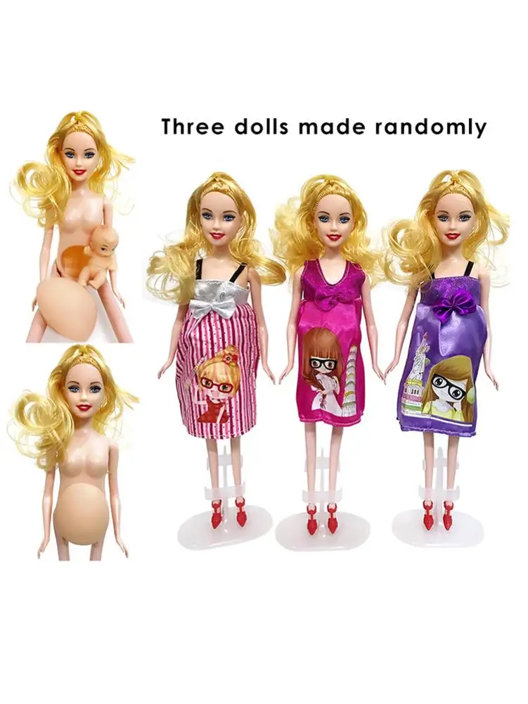 Poupee Maman Enceinte Avec Un Bebe Dans Le Ventre Pour Filles Livraison Aleatoire Education Precoce Interaction Parent Enfant Aliexpress Jeux Et Loisirs
