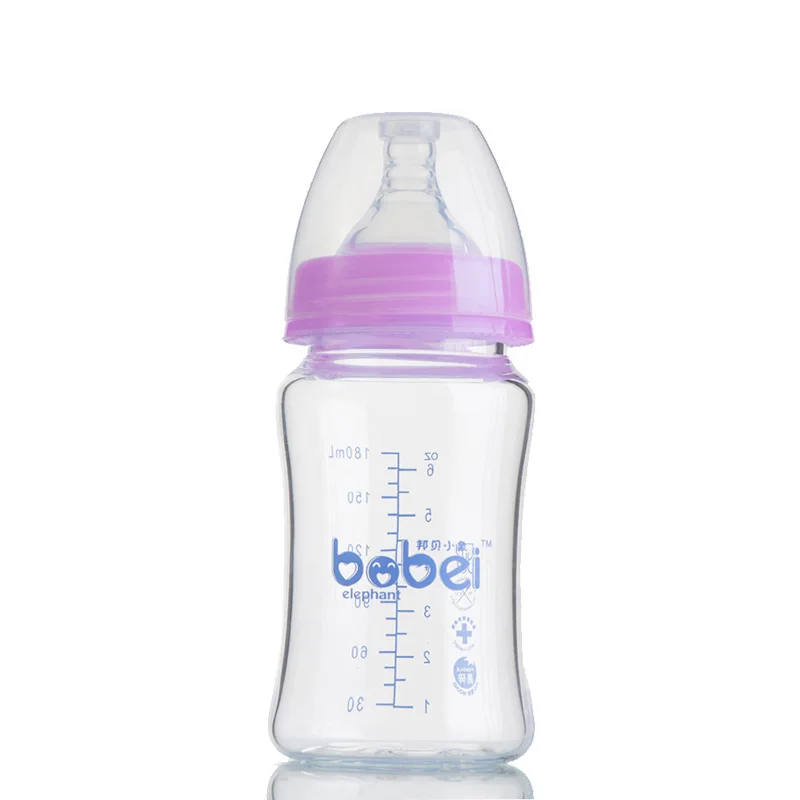

Newborn Baby Wide Caliber Glass Feeding Bottle Brand Mother And Child Supplies Hair