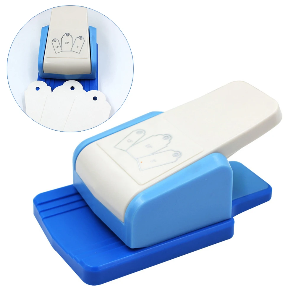 Paper Puncher Ручной безопасный степлер бумажный Дырокол тег бумажный Скрапбукинг Пробойники бумажный переплет машина офисы школьные канцелярские принадлежности подарок - Цвет: Paper Puncher