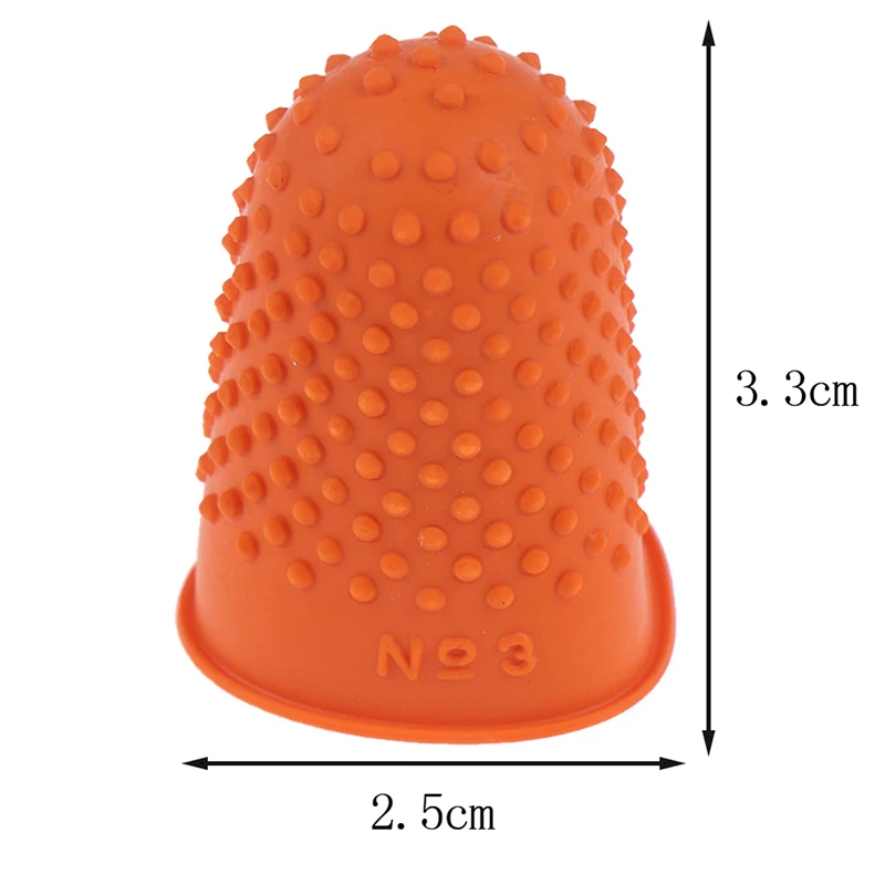 5Pcs Counting Cone Rubber Thimble Protector Sewing Quilter Finger Tip Craft Needlework Sewing Accessories 