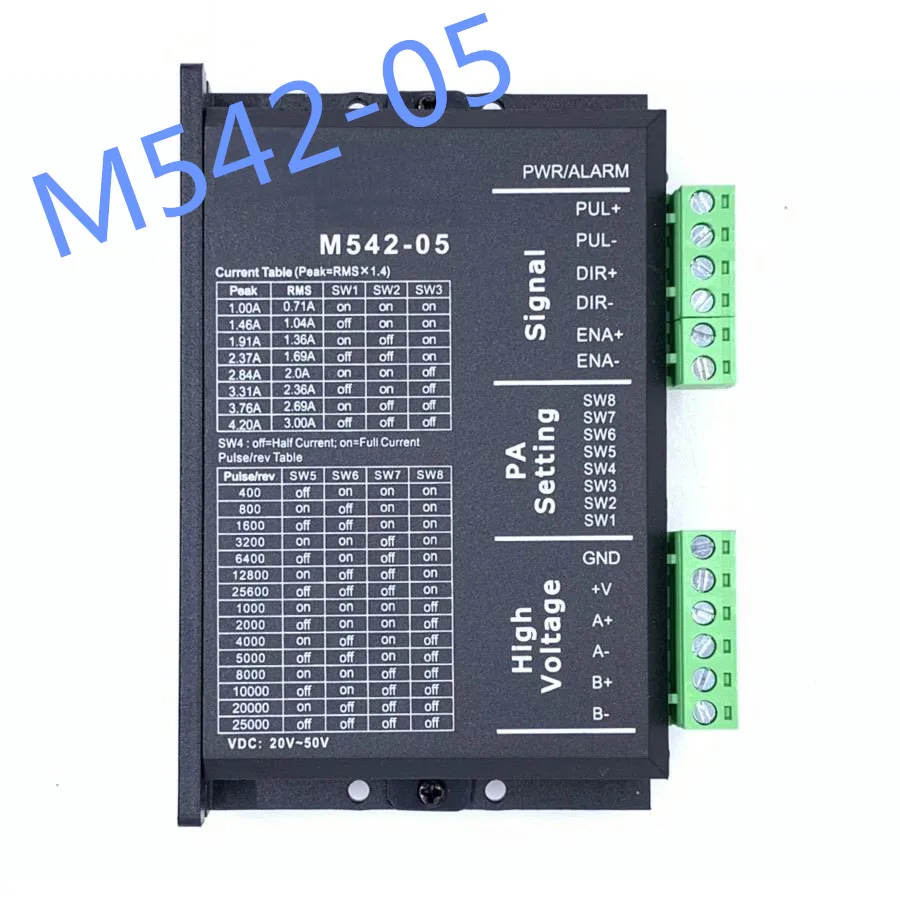 M542-05 Leadshine NEMA17 NEMA23 2 фазы шаговый двигатель драйвер 36VDC 4.2A ЧПУ