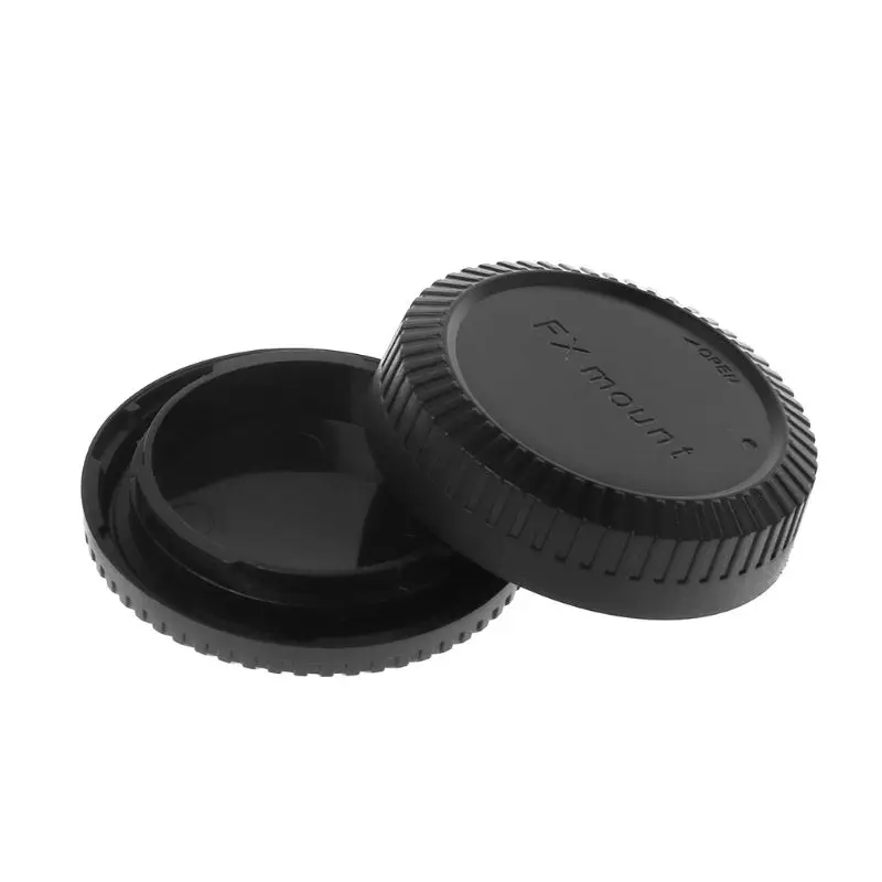 

Rear Lens Body Cap Camera Cover Anti-dust Protection Plastic Black for Fuji Fujifilm FX X Mount