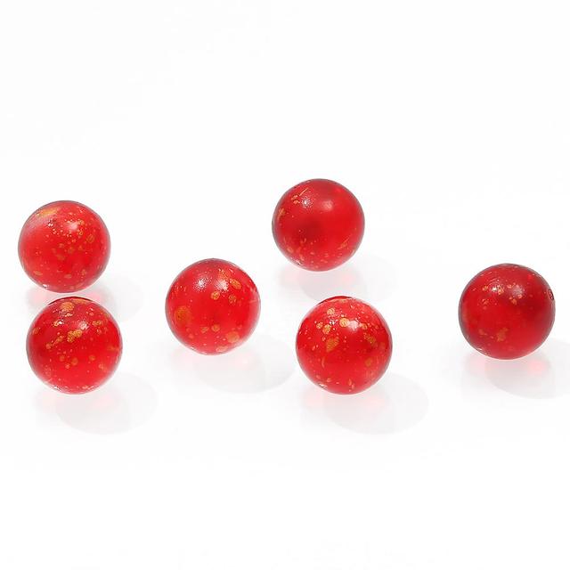 Round Glass Beads No Hole Gold Dust Loose Bead For DIY Decoration Jewelry Making Accessories Display Cabinet Decor Beads