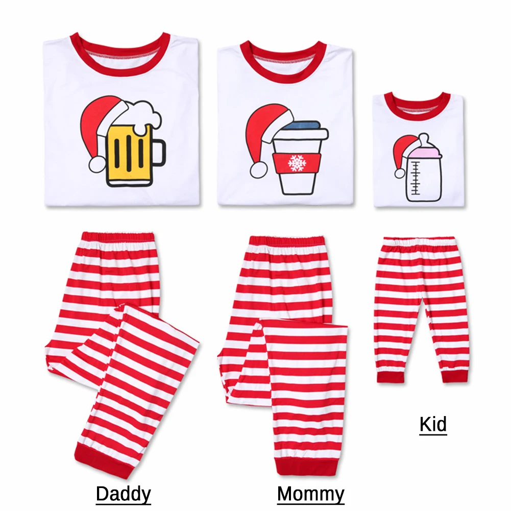 New Family Matching Christmas Tree Pajamas PJs Set Xmas Sleepwear Nightwear Christmas Family Matching Outfits