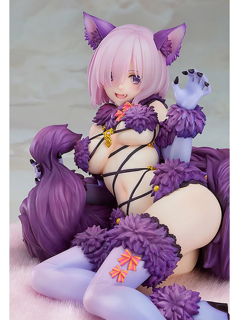 12 см Mash Kyrielight Cat Girl Fate Grand Order Shielder Beast экшн фигура аниме модель игрушки сексуальная девушка коллекция фигурок
