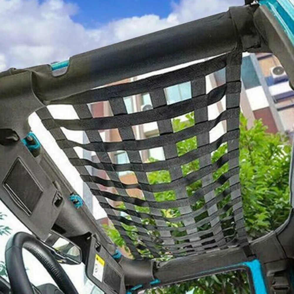 Авто крыша сетка-гамак грузовая сетка для хранения для Jeep Wrangler TJ JK JL 0,35 кг