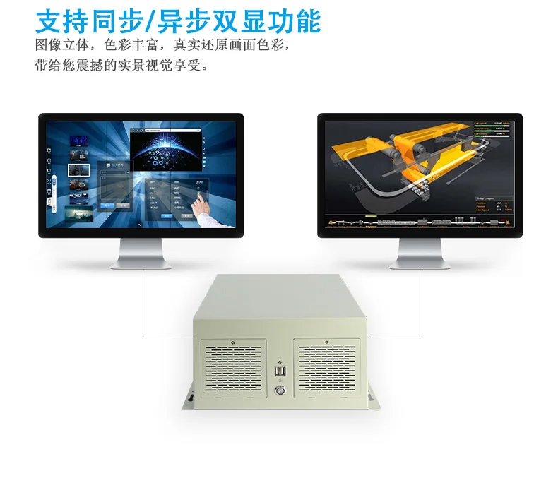 Компактный 2PCI+ 2PCIE слот расширения промышленный компьютер управления I3/I5/I7 двойной сетевой промышленный компьютер управления IBOX-306