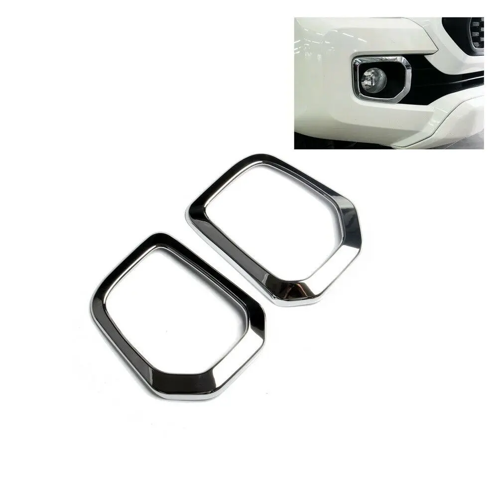

2 Patterns For Toyota Tacoma 2016-2017 Car Accessories Front Bumper Fog Lamp Cover Trim Carbon Fiber/Bright Light Pattern 2 Pcs
