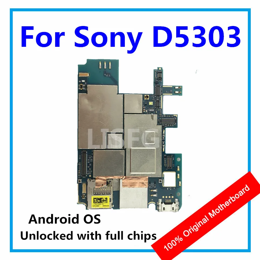 T2 материнская плата D5303 для sony Xperia T2 D5303 материнская плата разблокированная с чипов материнской платы тестирование D5303 ОС Android лоджик борд